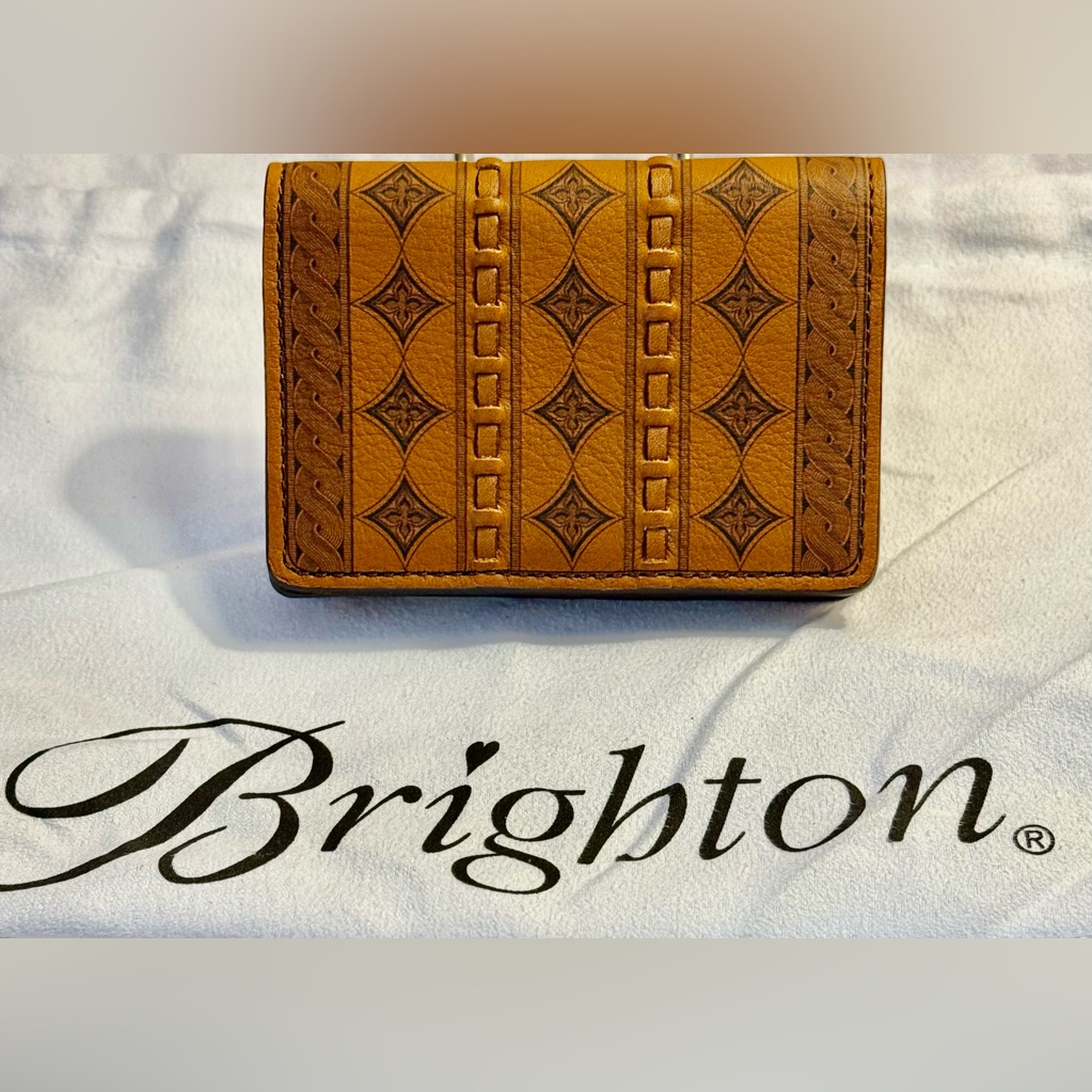 Brighton Brown Leather Wallet Card Holder